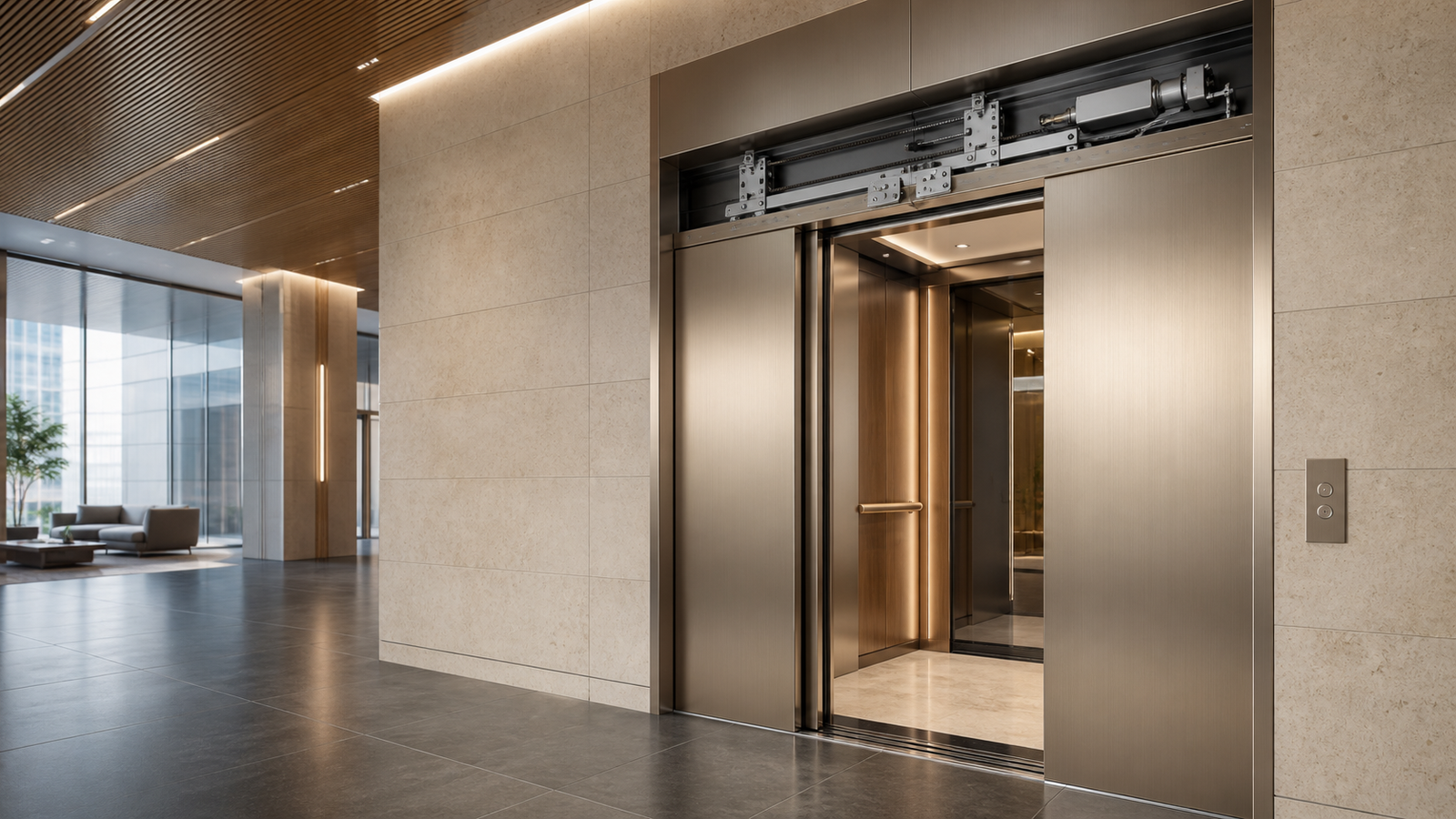 OTIS GCS Center-Opening Door Operator